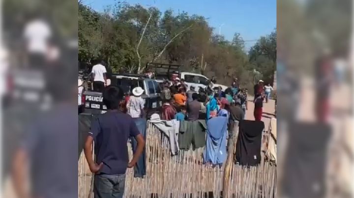 Marina irrumpe en comunidad Yaqui en Loma de Bácum, Sonora