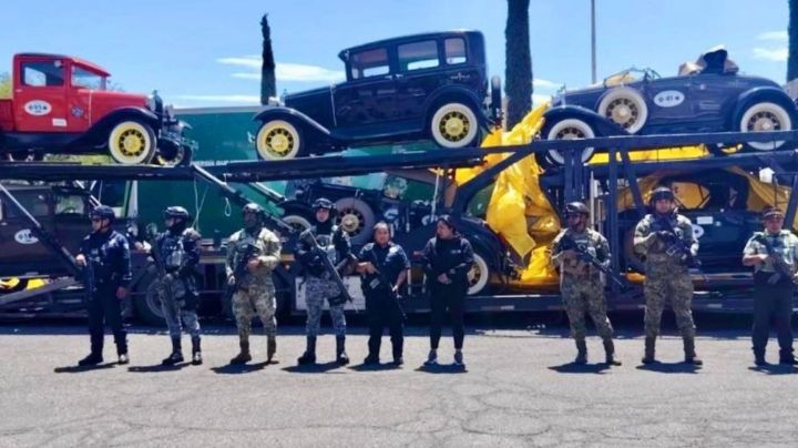 Roban caravana de autos clásicos Ford en Puebla; los recuperan tras hacerse viral el robo