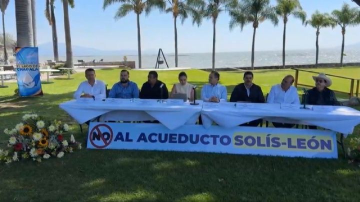 "El agua de Chapala no se toca”: alcaldes de la Ribera se oponen al Acueducto Solís-León