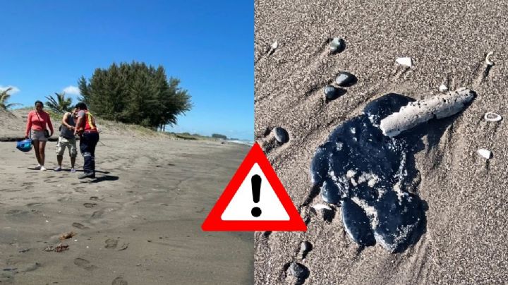 Hidrocarburo llega a costas de Vega de Alatorre; estas son las 2 playas contaminadas
