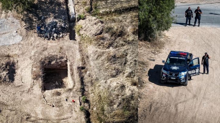 Con drones y apoyo del K9, policías de Pachuca rescatan a lomito de una cisterna