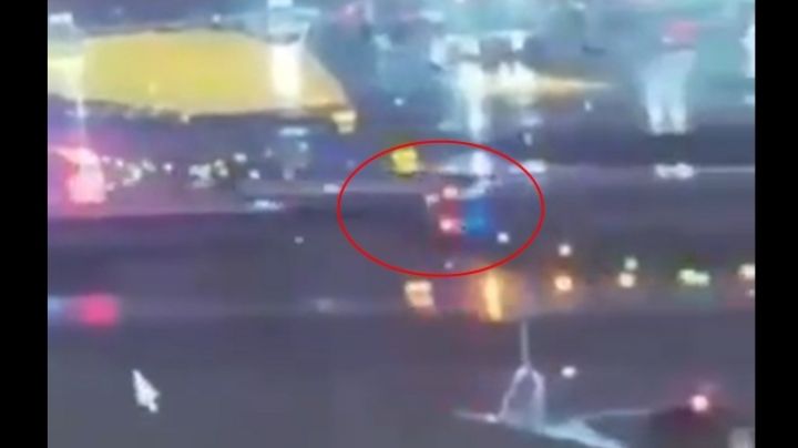 Video del momento exacto del choque de avión de Air Canada en aeropuerto de LaGuardia