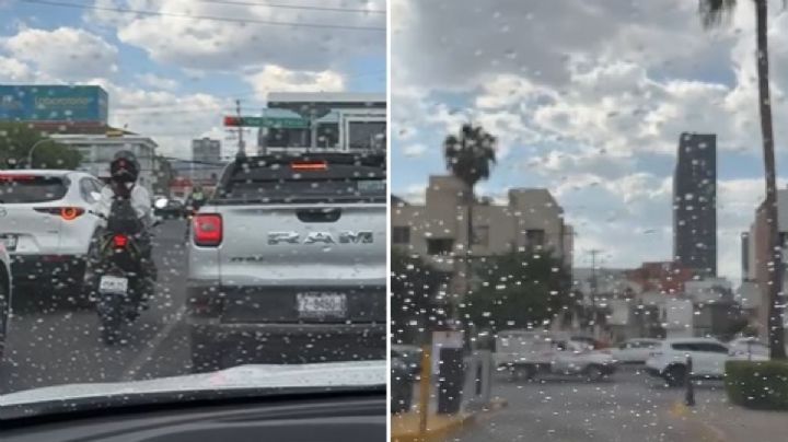 Lluvia aislada cae de sorpresa en León este martes 24 de marzo