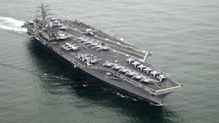Así es el portaaviones nuclear de EU que hará maniobras militares en México