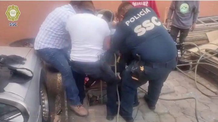 Tres trabajadores quedan inconscientes dentro de una cisterna en Tlalpan