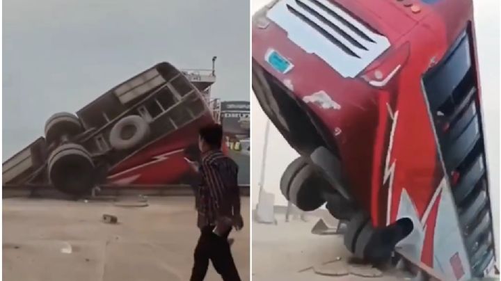 Video | Tragedia en Bangladés: autobús cae al río y deja decenas de desaparecidos