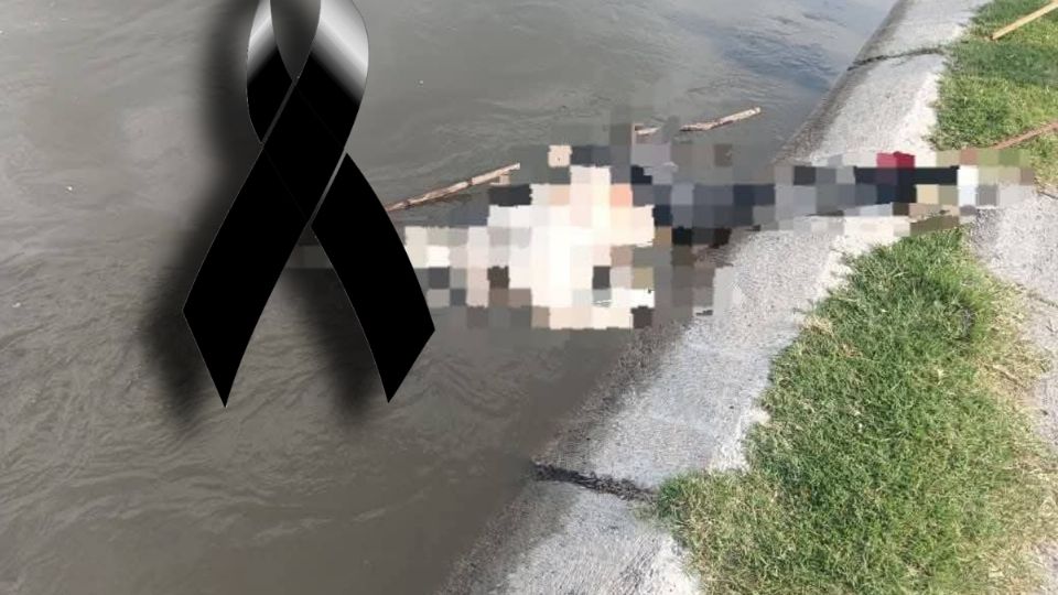 El cuerpo yacía flotando en el canal de riego