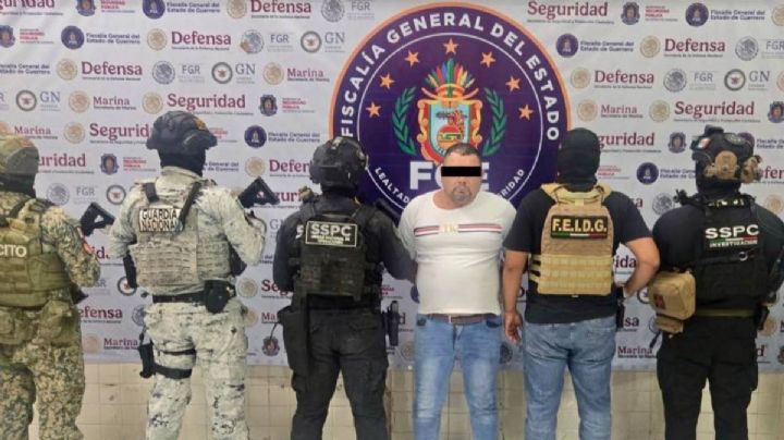 Capturan a  'El Tigre', implicado en homicidio de 2 funcionarios en Guerrero