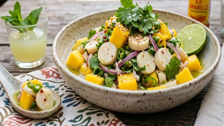 Cuaresma 2026: ¿cómo preparar un ceviche de mango rápido, fácil y sencillo?