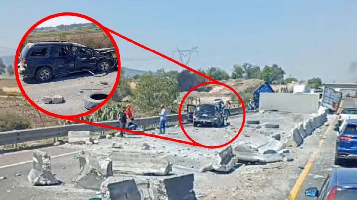 Tráiler arrastra camioneta de mujer y cierra la autopista Arco Norte en Hidalgo | VIDEO