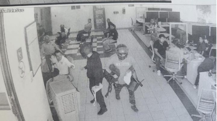 Asaltan Banamex de la colonia Jardines en Celaya