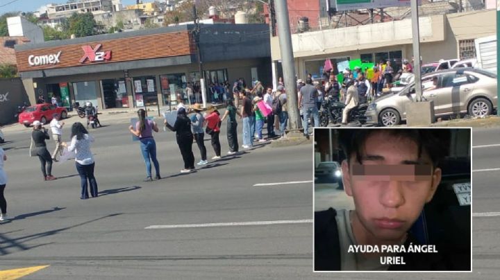Bloquean el bulevar Xalapa-Banderilla: protestan por Ángel Uriel, menor atropellado por motociclista