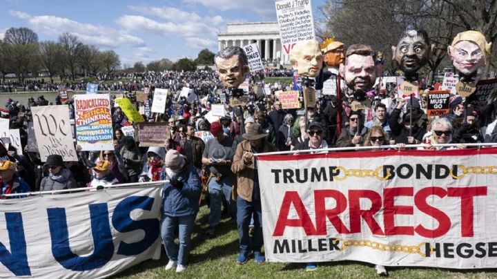 “No Kings”: millones de estadounidenses protestan contra Trump, ICE y la guerra en Irán