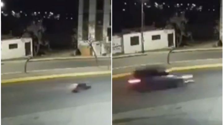 Video del impactante accidente en Morelia donde biker pierde el control y es arrollado por camioneta
