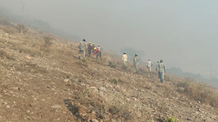 ACTUALIZACIÓN: Reanudan labores de control de incendio en Cerro Gordo de San Agustín Tlaxiaca