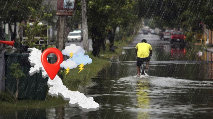 Lluvias aumentarían en estos municipios de Veracruz el 5 de marzo