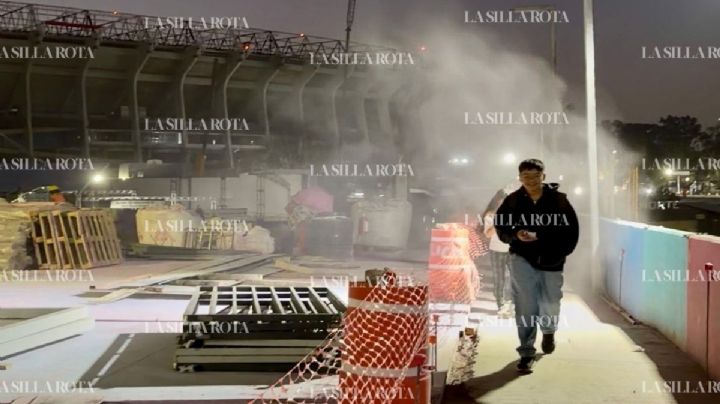 Cuenta regresiva en obras vecinas al Estadio Azteca; vecinos se quejan por males respiratorios