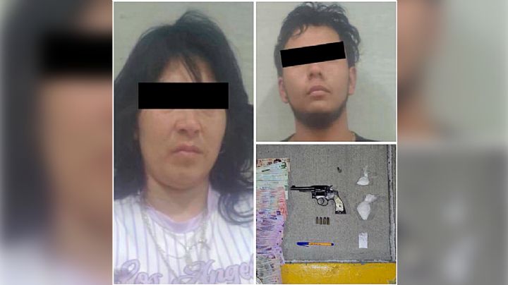 Detienen a pareja con arma, droga y más de 30 mil pesos en Las Hilamas, León