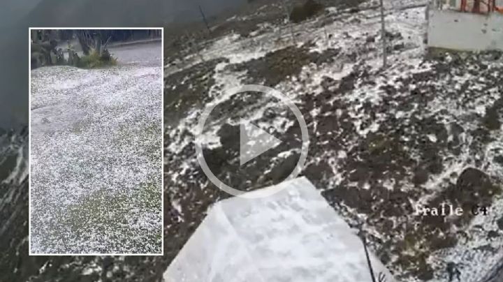 VIDEO: Granizo sorprende en estos lugares de Veracruz hoy 30 de marzo