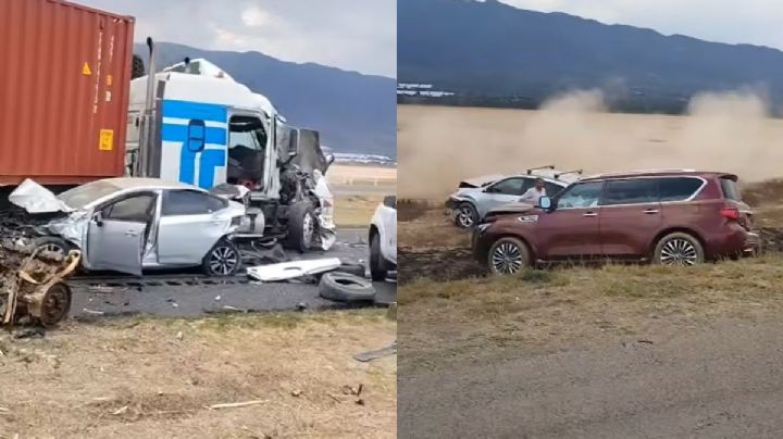 Choque múltiple en carretera Guadalajara-Colima deja seis heridos; hay cierre de circulación