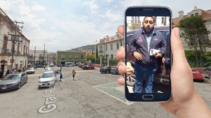 Funcionario de Mineral del Chico agrede a oficial frente a la alcaldía de Pachuca para evitar una multa | VIDEO