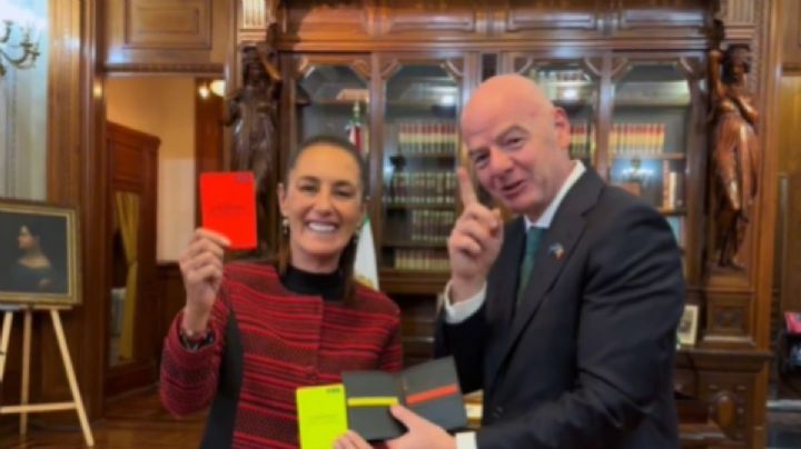 Sheinbaum promete una inauguración “histórica" a Infantino para el Mundial 2026