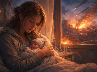 Amor bajo las bombas: la madre que venció al miedo en Ucrania