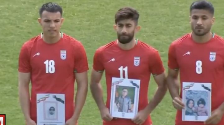 Irán muestra imágenes de víctimas en partido ante Costa Rica