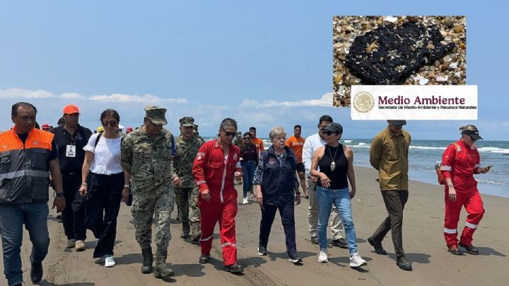 Semarnat asegura que playas del sur de Veracruz son aptas tras derrame y nueva llegada de chapopote