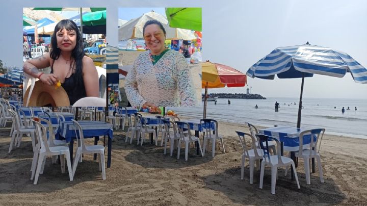 Llegan turistas a playas de Veracruz pese a derrame de petróleo; esto opinan sobre su estado