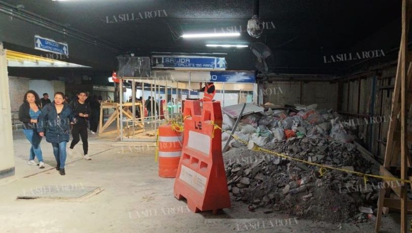 Metro CDMX Línea 2: usuarios sortean obras Bellas Artes, Hidalgo, Zócalo y Chabacano