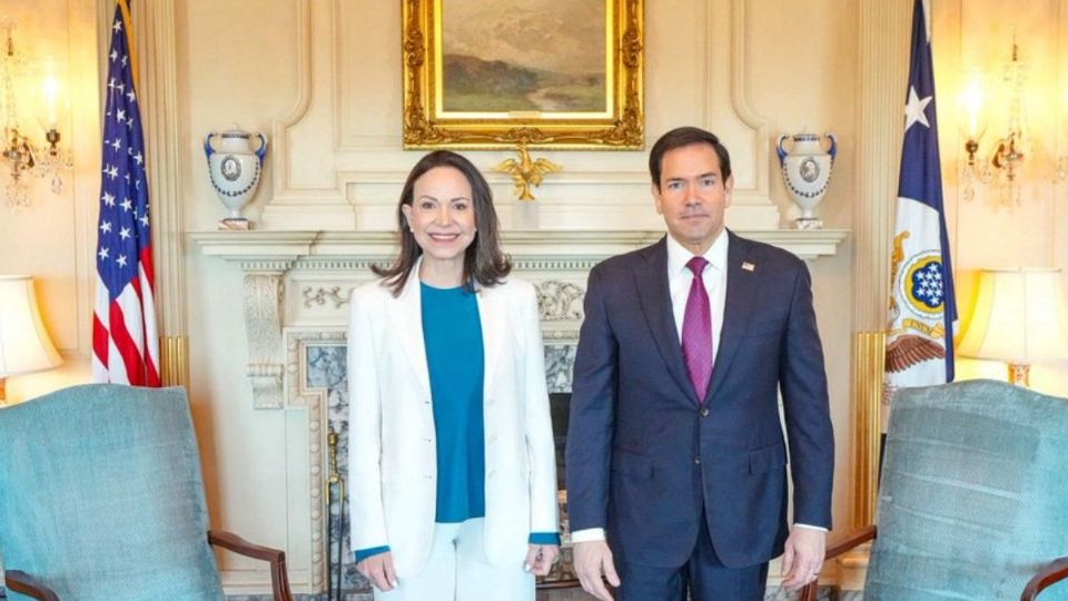 Machado calificó de “excelente” la reunión que sostuvo con Marco Rubio