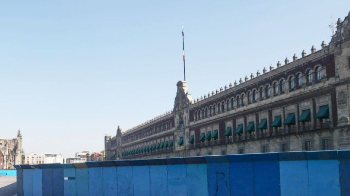 8M: Sheinbaum confirma "blindaje" con vallas en Palacio Nacional ante marchas