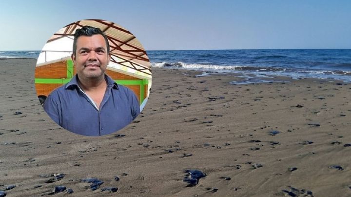 Derrame en playas del sur de Veracruz: dan empleo temporal de limpieza a pobladores afectados