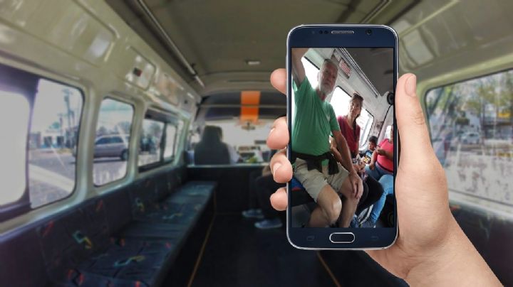 Turistas extranjeros usan combis de Pachuca: se descompone, carga gasolina y pasa por baches