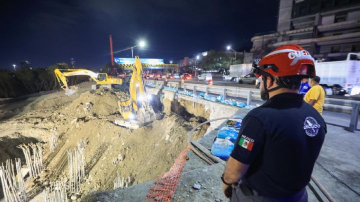 Cierran uno de los carriles exprés de Morones Prieto, en Monterrey