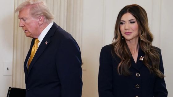 La caída de Kristi Noem: ¿cuándo perdió el favor de Trump?