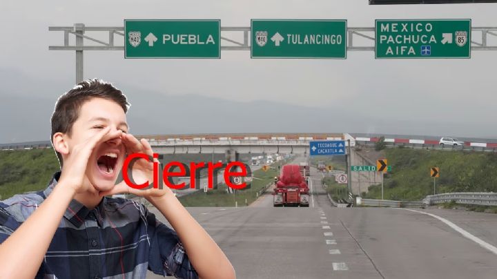 Otro cierre sobre la carretera México-Pachuca en las próximas horas por mantenimiento