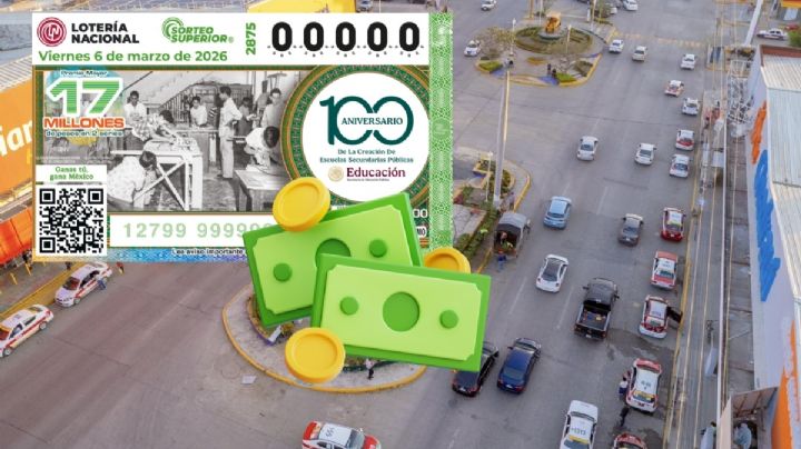 Cae premio de 720 mil pesos de la Lotería Nacional en este municipio de Veracruz