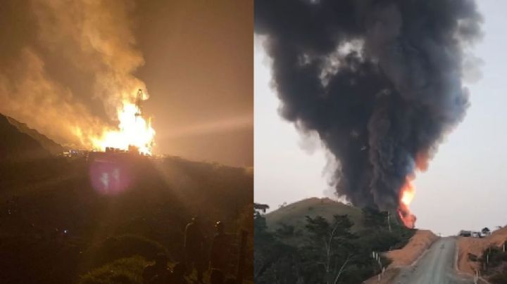 Incendio en pozo de Pemex en Las Choapas suma 3 días activo, confirma Rocío Nahle
