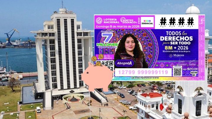 Lotería: Cae nuevo premio en el puerto de Veracruz, ahora de 176 mil pesos