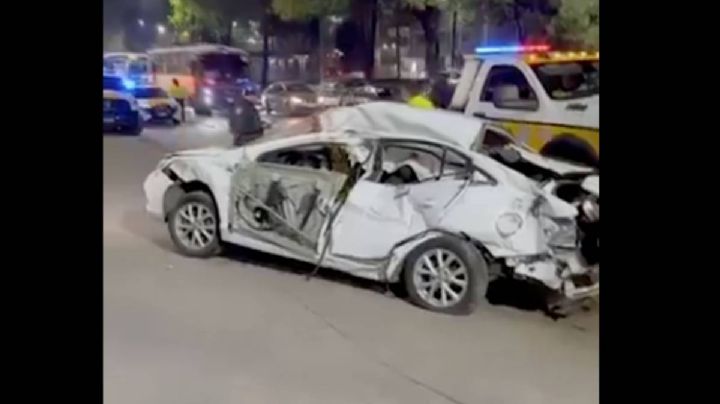 Fatal choque deja una persona muerta en Calzada de Tlalpan