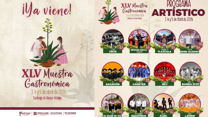 Muestra Gastronómica de Santiago de Anaya 2026: este es el programa de actividades