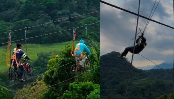 Bicicletas y columpios al vacío, nuevos atractivos turísticos extremos que construyen en Ixtaczoquitlán