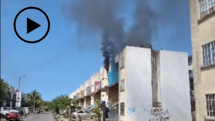 VIDEO: Incendio en departamento de Lomas de Río Medio 4 de Veracruz