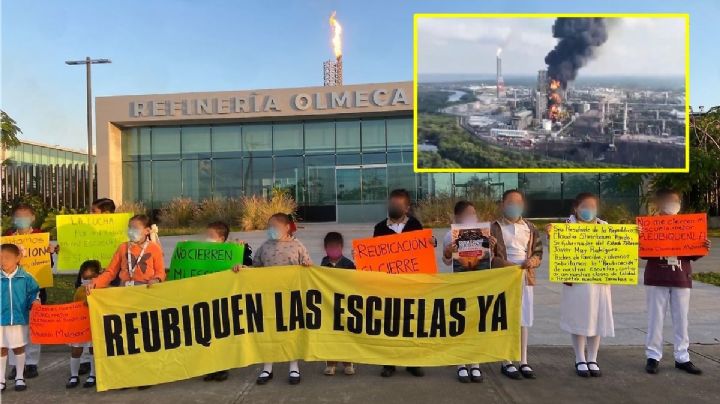 “Hay cenizas y nadie nos dice nada, ya es peligroso”: exigen reubicación urgente de escuela cercanaa Dos Bocas