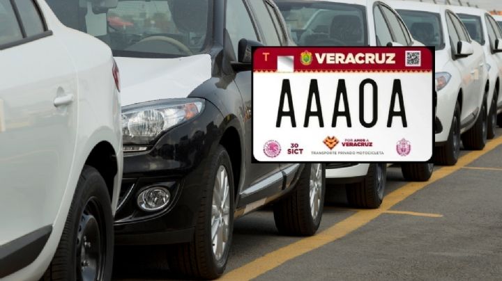 Este será el nuevo precio del alta y canje de placas en Veracruz tras abril 2026