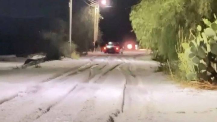 Granizada provoca caos en San José Iturbide | VIDEO