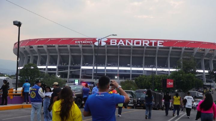 Estacionamiento vacío y los problemas en el Estadio Azteca en el América vs Cruz Azul