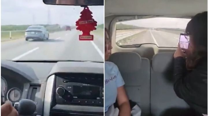 Captan asalto a conductor en autopista Monterrey-Reynosa | Video